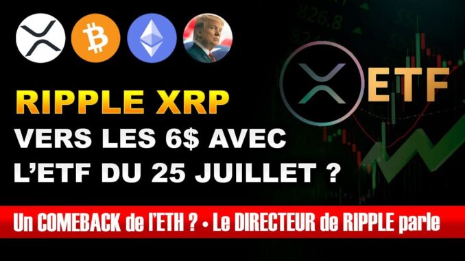 🚨 Crypto News : XRP ready pour les 6$ ! ETH dynamique haussière, USDT et USDC se conforment