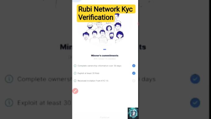 Rubi Network Kyc Verification | Rubi Network Withdrawal #rubi #rubinetwork