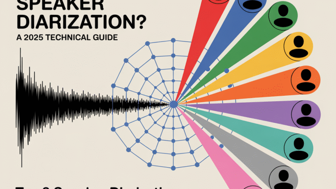 What Is Speaker Diarization? A 2025 Technical Guide: Top 9 Speaker Diarization Libraries and APIs in 2025