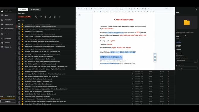 [AVAILABLE]  Mobile Editing Club - Branded AI Guide
