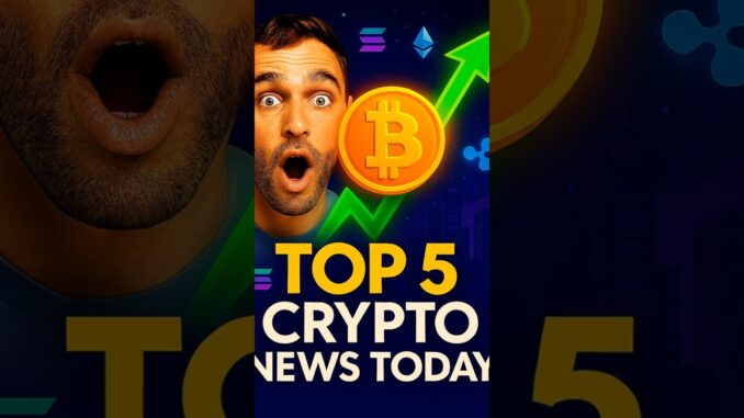 Top 5 Crypto News Today | Bitcoin & Altcoin Surge | #shorts  #crypto #bitcoin