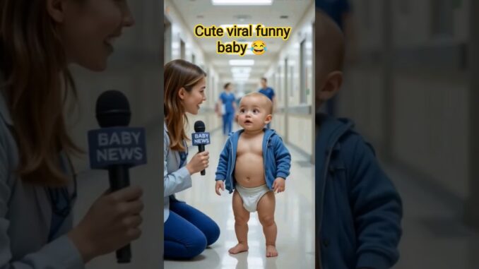 cute baby operator. #ai #shortsvideo #viral #trending #youtubeshorts #funny #comedy #baby #news