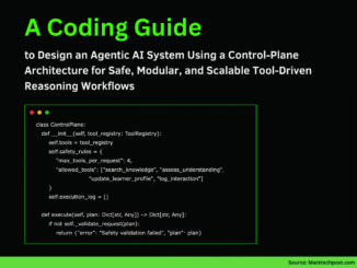 A Coding Guide to Design an Agentic AI System Using a Control-Plane Architecture for Safe, Modular, and Scalable Tool-Driven Reasoning Workflows