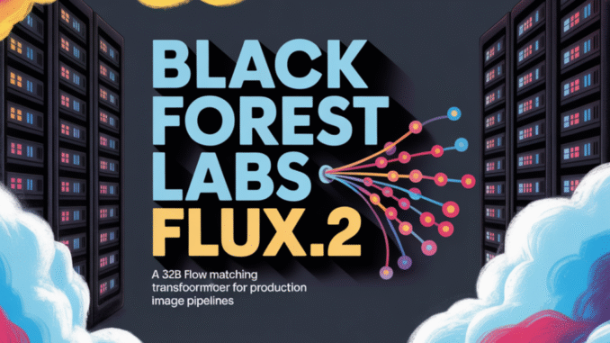Black Forest Labs Releases FLUX.2: A 32B Flow Matching Transformer for Production Image Pipelines