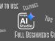 How to use Google Ai Studio For Beginners (2025 Tutorial!)