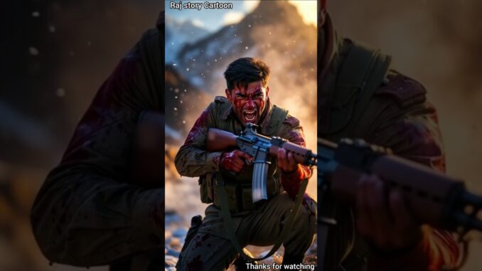 Indian soldier saved on kashmir aatanki #ai #indianarmy #saved #soldier #foryou #fuji  #comedyeffect