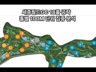 Sejong field GC 18 hole AI guide by 100M/ 세종필드GC 18홀 100M별 AI 공략 가이드 #golf #sejong #세종필드 #ai
