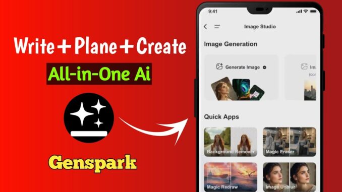 Genspark AI App | Writing, planning, ideas — Sab ek app me | AI Guide