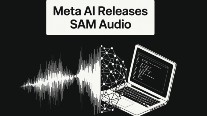 Meta AI Releases SAM Audio: A State-of-the-Art Unified Model that Uses Intuitive and Multimodal Prompts for Audio Separation