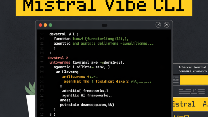 Mistral AI Ships Devstral 2 Coding Models And Mistral Vibe CLI For Agentic, Terminal Native Development
