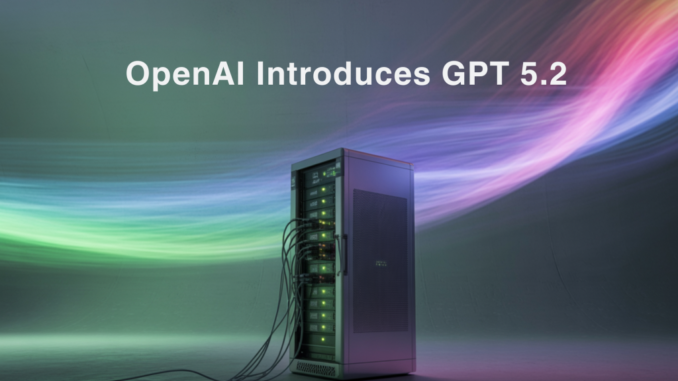 OpenAI Introduces GPT 5.2: A Long Context Workhorse For Agents, Coding And Knowledge Work