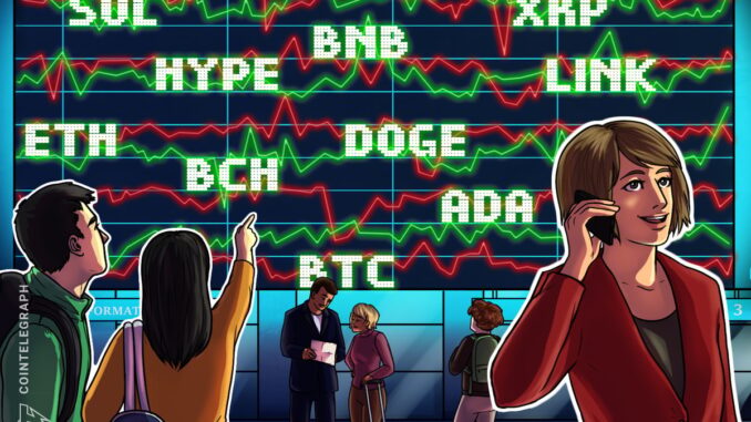 Price Predictions of Major Cryptocurrencies.