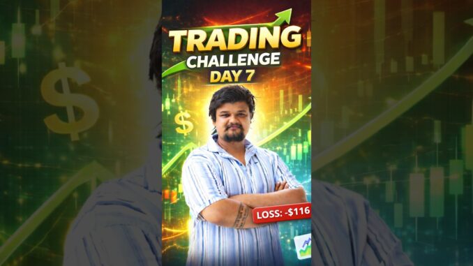 Day 7 🔥 में कब Profitable Trading  बनुगा ?? || Crypto Trading In 2026 #trading #cryptotrading