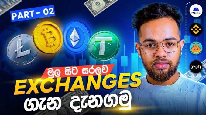 Exchanges ගැන දැනගමු | Crypto Trading Exchanges Full Guide Sinhala 🇱🇰 (Part 02)