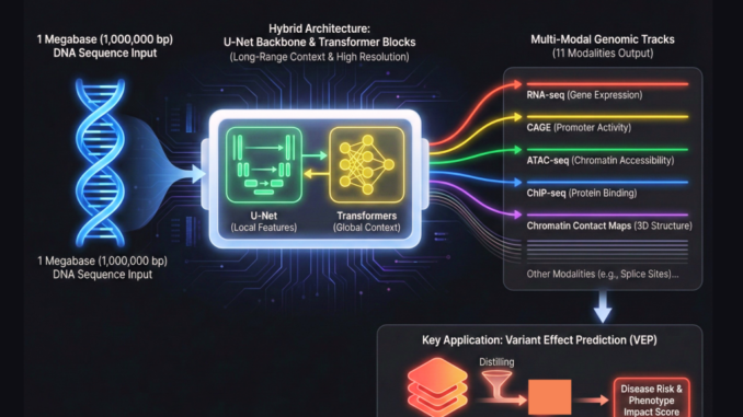 Google DeepMind Unveils AlphaGenome: A Unified Sequence-to-Function Model Using Hybrid Transformers and U-Nets to Decode the Human Genome
