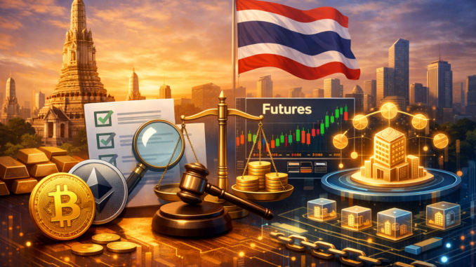 Thailand SEC moves to legalise crypto ETFs and futures trading under new guidelines