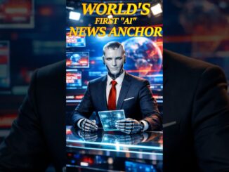 World’s First AI News Anchor? #aiquiz #schoolquiz #aitechnology #aidevelopments #aifacts #aiviral